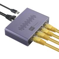 Network-Adapters-Gigabit-Ethernet-Splitter-1-to-4-Network-Splitter-with-USB-Power-Cable-RJ45-Internet-Splitter-Adapter-1000Mbps-High-Speed-for-Cat-5-5e-6-7-8-Cable-10