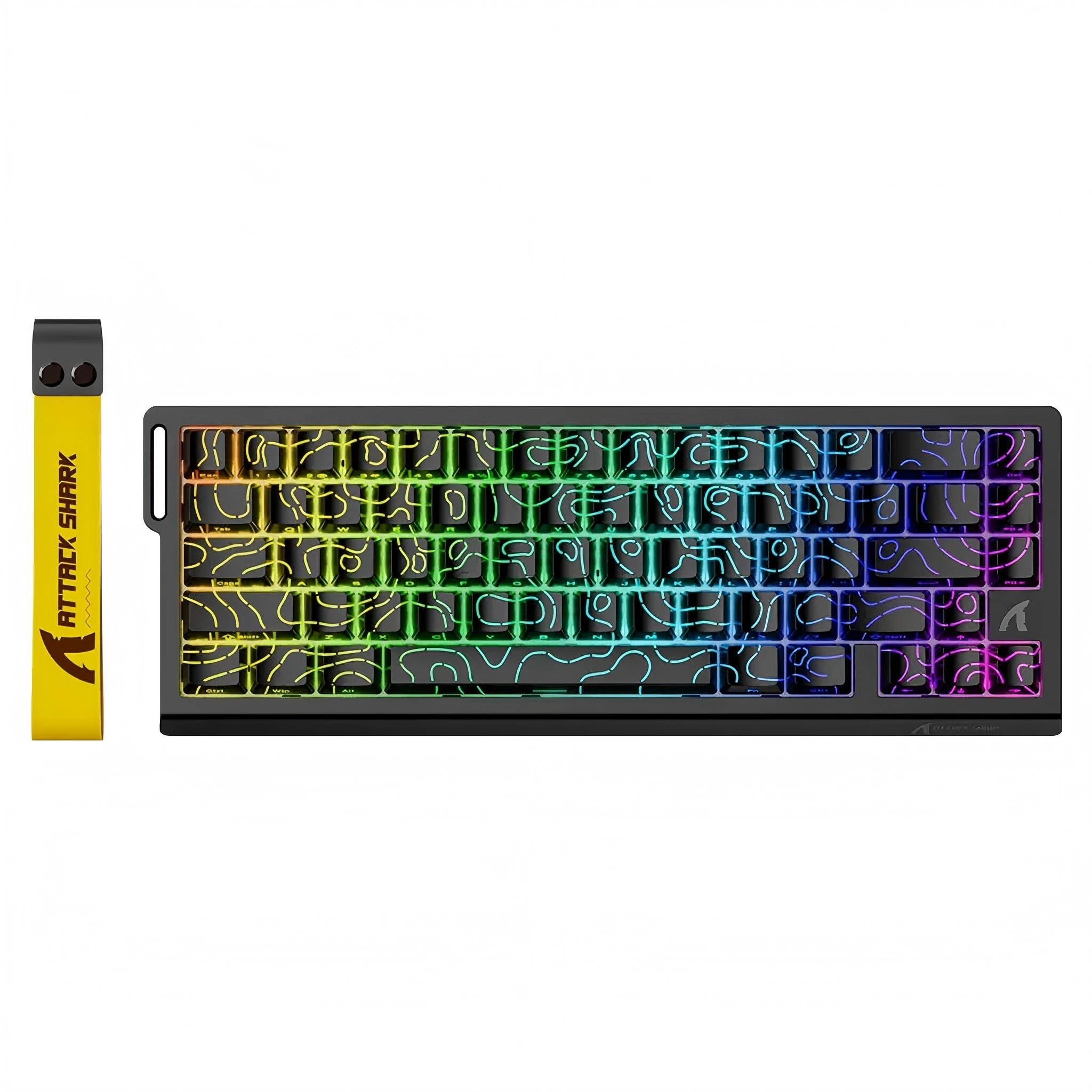Attack Shark X68 HE 8000Hz Rapid Trigger Magnetic Switch Keyboard - Black