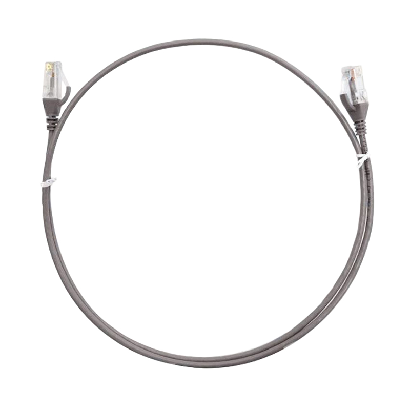 8ware CAT6 Premium RJ45 UTP Ultra Thin Slim Network Cable - 5m Grey (CAT6THINGE-5M)