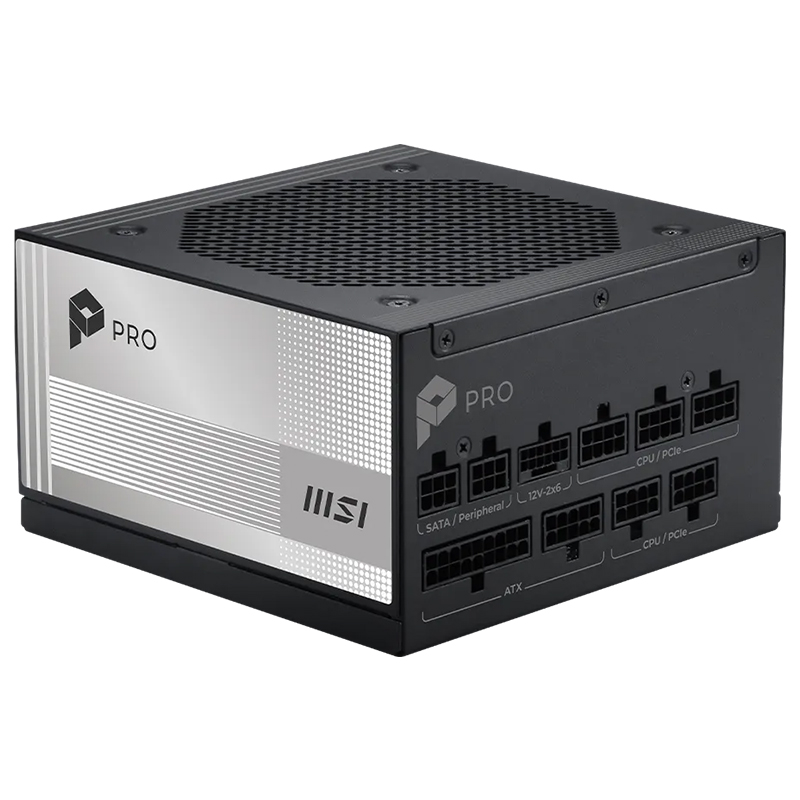 MSI 1000W Pro A1000PL PCIE5 80+ Platinum Fully Modular ATX 3.1 Power Supply (PRO A1000PL PCIE5)