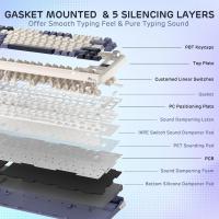 Keyboards-RK-ROYAL-KLUDGE-L98-Wireless-Mechanical-Keyboard-w-Left-Handed-Southpaw-Design-Numpad-Hot-Swappable-Knob-Tri-Mode-95-Keyboard-BT-2-4G-USB-C-4