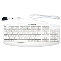 Seal Shield Seal Storm Washable Wired Membrane Keyboard - White (STWK503)