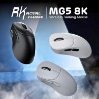 RK-ROYAL-KLUDGE-MG5-8K-Wireless-Gaming-Mouse-42K-DPI-PAW3950-Sensor-56g-Lightweight-Ergonomic-Mouse-Dual-8000Hz-Polling-Rate-White-7