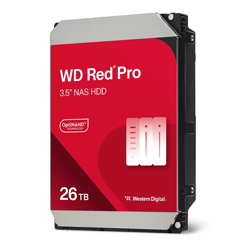 Western Digital 26TB Red Pro 512MB Cache 7200RPM 3.5in NAS Hard Drive (WD260KFGX)