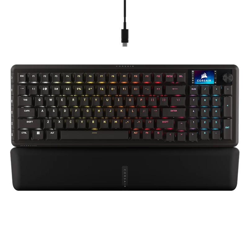 Corsair VANGUARD 96 Wired Black Mechanical Gaming Keyboard with MLX Quantum Switch (CH-91E901H-NA)
