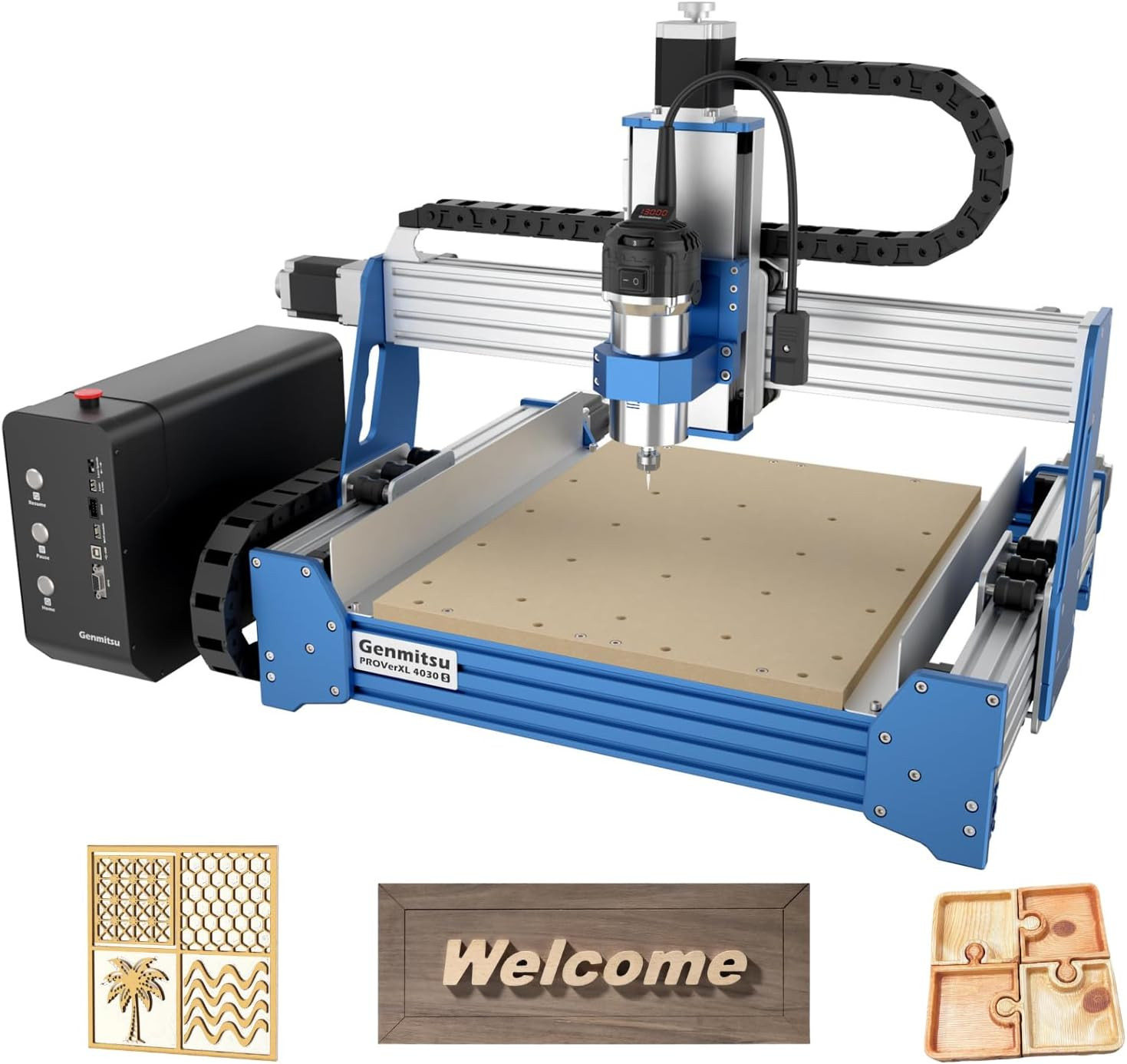 PROVerXL 4030S Desktop CNC Router Machine, 32 Bit MCU, 710W Spindle