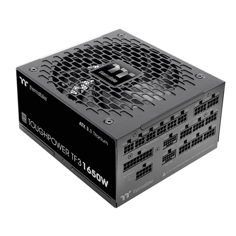 Thermaltake 1650W Toughpower TF3 80+ Titanium Fully Modular PCIe 5.1 ATX 3.1 Power Supply (PS-TPD-1650FNFATA-1)
