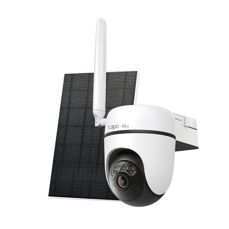TP-Link Solar-Powered Pan/Tilt 4G LTE Security Camera Kit (TC90G KIT)