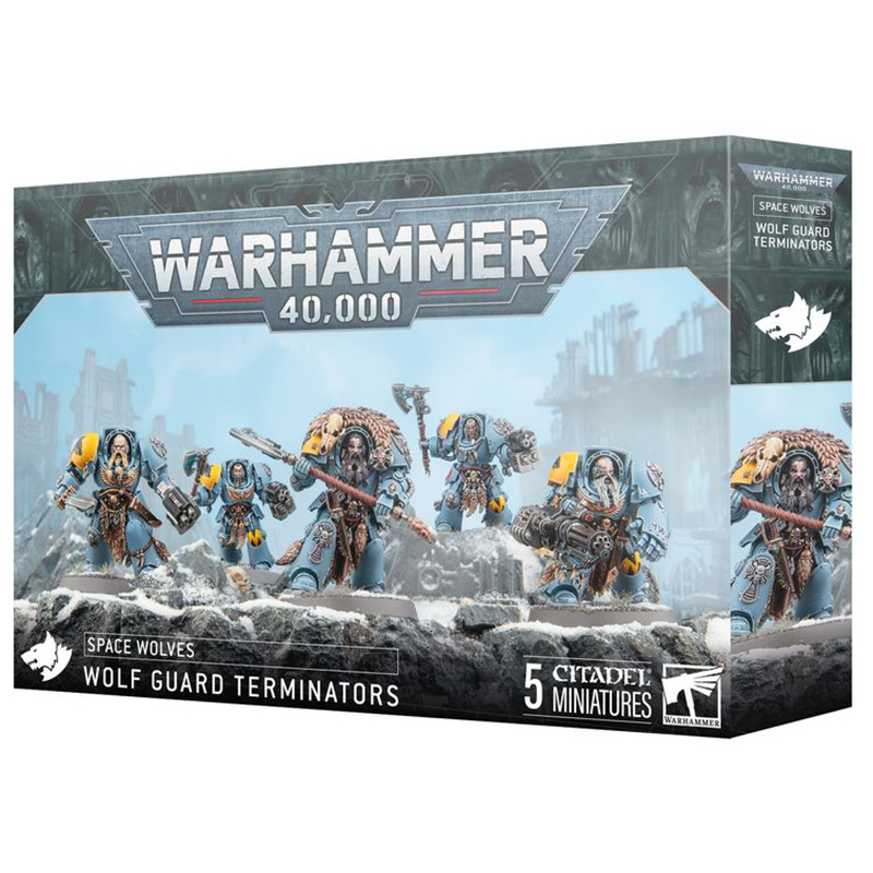 Games Workshop 53-36 Space Wolves: Wolf Guard Terminators (99120101441)