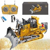 Educational-Toys-Remote-Control-Excavator-Bulldozer-Toy-2-4G-11-Channel-RC-Front-Loader-Tractor-AU-8