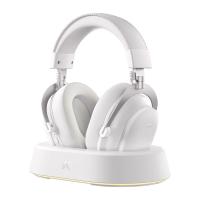 MCHOSE V9 Turbo+ Wireless RGB Gaming Headset with Magnetic Charging Station - Icy White (HSMCV911)