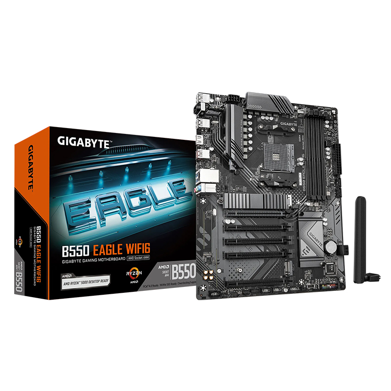 Gigabyte B550 Eagle WIFI6 AM4 ATX Motherboard (B550 EAGLE WIFI6)