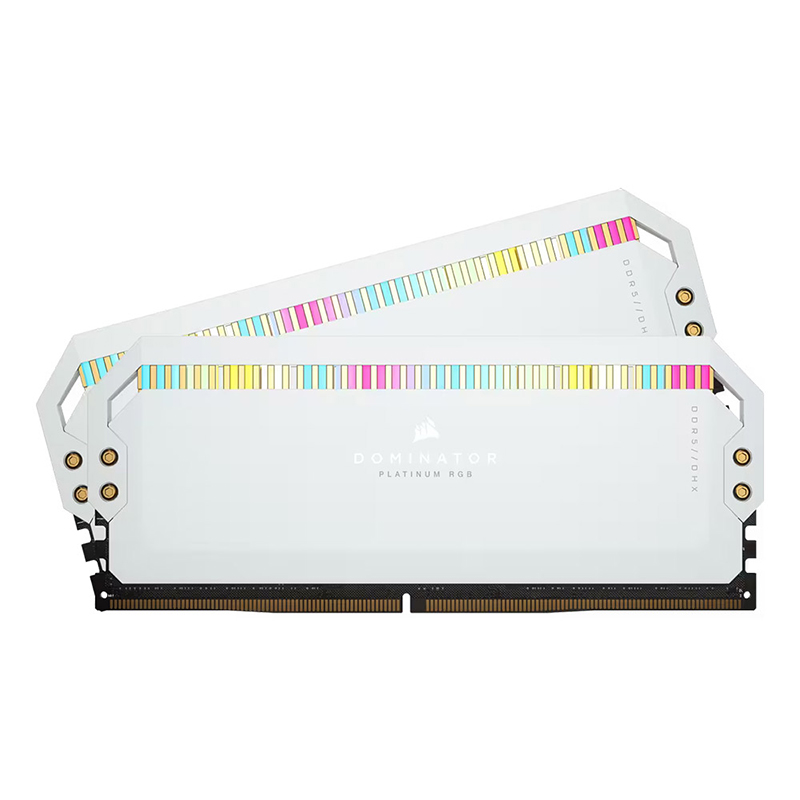Corsair Dominator Platinum 64GB (2x32GB) CMT64GX5M2B5200C40W RGB 5200MT/s CL40 DDR5 RAM - White