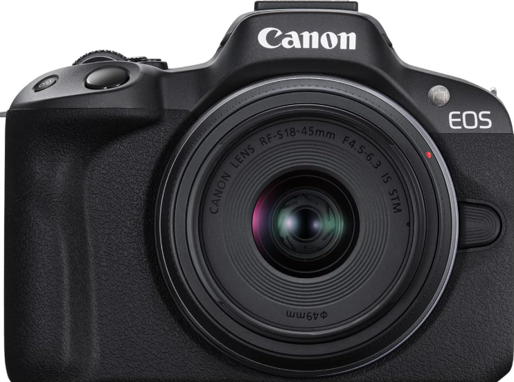 Canon EOS R50 Mirrorless Camera Kit with RF-S 18-45mm IS STM Lens