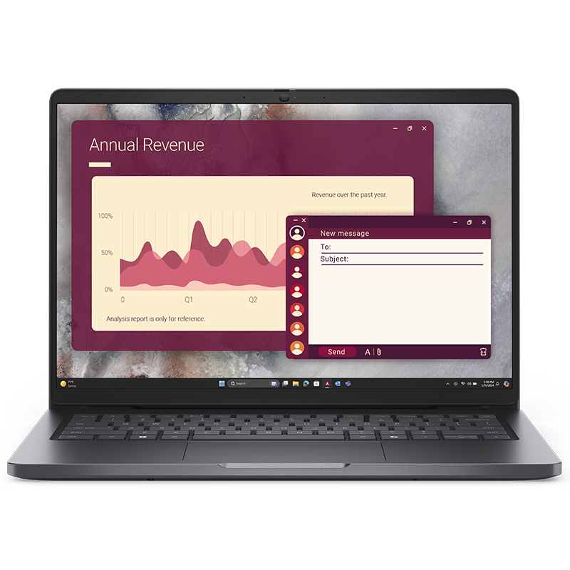 Dell Pro 14 PC14250 14in FHD+ Ultra 5 225U 512GB SSD 16GB RAM W11P Laptop (BTO126B_PC14250_AU)