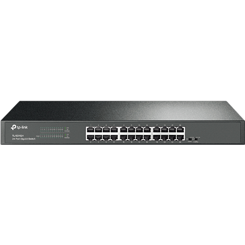 TP-Link 24 Port Gigabit 10/100/1000 Switch RackMount - UN/16.40 (TL-SG1024 UN/16.40)