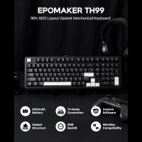 Gaming-Keyboards-EPOMAKER-TH99-Tri-Mode-Wireless-Mechanical-Keyboard-Hot-Swappable-Custom-Keyboard-for-PC-Mac-Office-Gaming-Black-Creamy-Jade-3