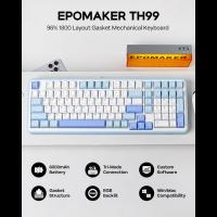 Gaming-Keyboards-EPOMAKER-TH99-Tri-Mode-Wireless-Mechanical-Keyboard-Hot-Swappable-Custom-Keyboard-for-PC-Mac-Office-Gaming-White-Blue-Creamy-Jade-20