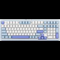 EPOMAKER TH99 Tri-Mode Wireless Mechanical Keyboard, Hot Swappable Custom Keyboard, for PC/Mac/Office/Gaming (White Blue, Creamy Jade)