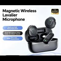 Microphones-Wireless-Lavalier-Lapel-Microphone-100M-Long-Range-Bidirectional-Monitoring-Mic-with-Voice-Changer-Dual-DSP-Noise-Cancelling-Clip-on-Recording-Micro-2