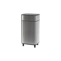 Smart Sensor Trash Can 32L Stainless Steel Wave Motion Sensing Quiet Hydraulic Lid