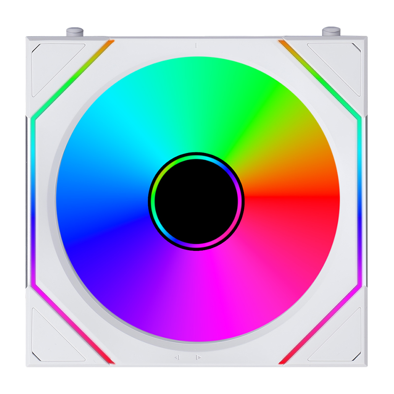 Lian Li Uni Fan SL Infinity Flex 2.4GHz Wireless 120mm Reverse Blade ARGB Fan - White (12RSLIN1F1W)