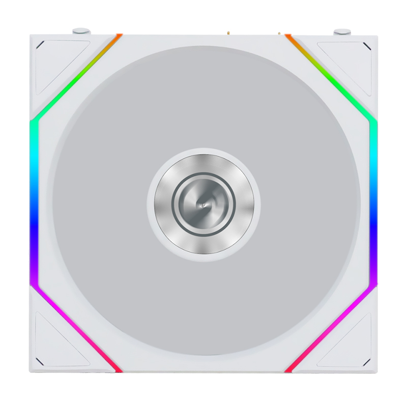Lian Li Uni Fan TL Flex 2.4GHz Wireless 120mm Reverse Blade ARGB Fan - White (12RTL1F1W)