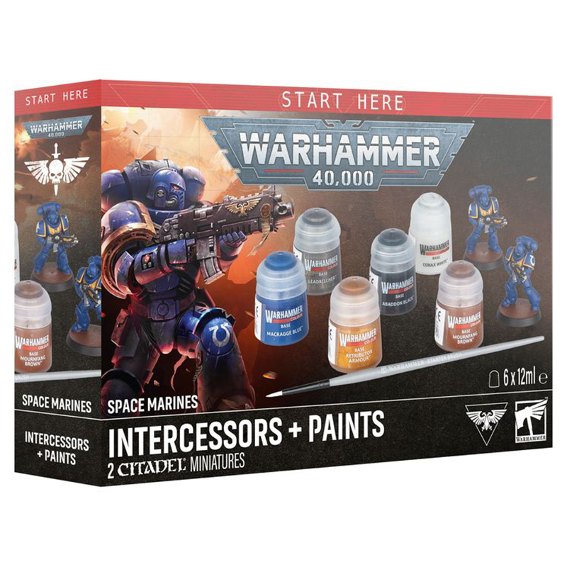 Games Workshop 60-11 Space Marines Intercessors + Paints (52170101002)
