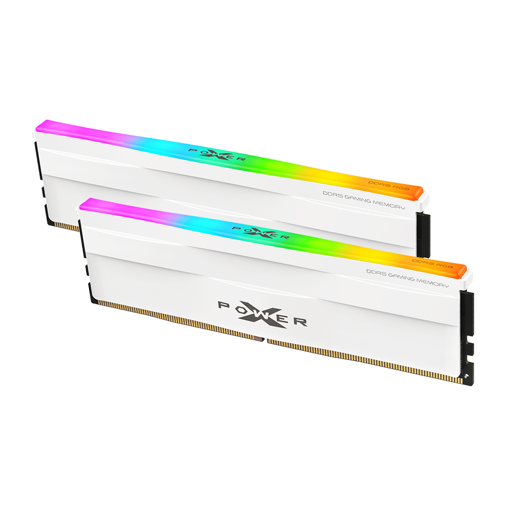 Silicon Power XPOWER Zenith 32GB (2x16GB) CL36 RGB DDR5 6000MT/s Gaming Memory Supports Intel XMP/AMD EXPO UDIMM Desktop PC Computer RAM Memory, White