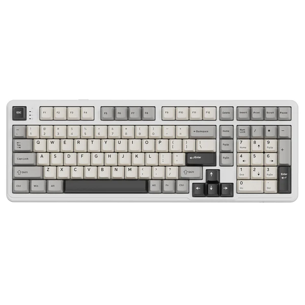 AttackShark X98 102Keys Tri-mode Gasket-mounted Wireless Mechanical Keyboard - White