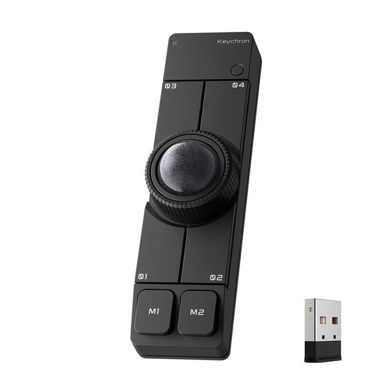 Keychron Nape Pro Wireless Trackball Mouse - Black (MSKCNP2)