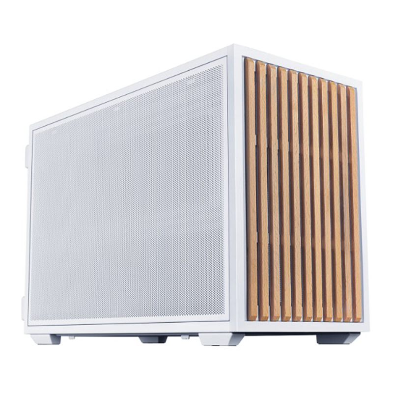 Lian Li B4 DAN Wood mATX Case - White (PC-B4W-WD)