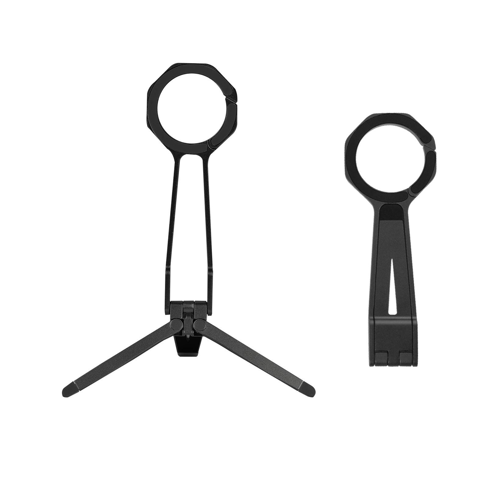 Magnetic Phone Tripod Mini Portable for Travel and Streaming - Black