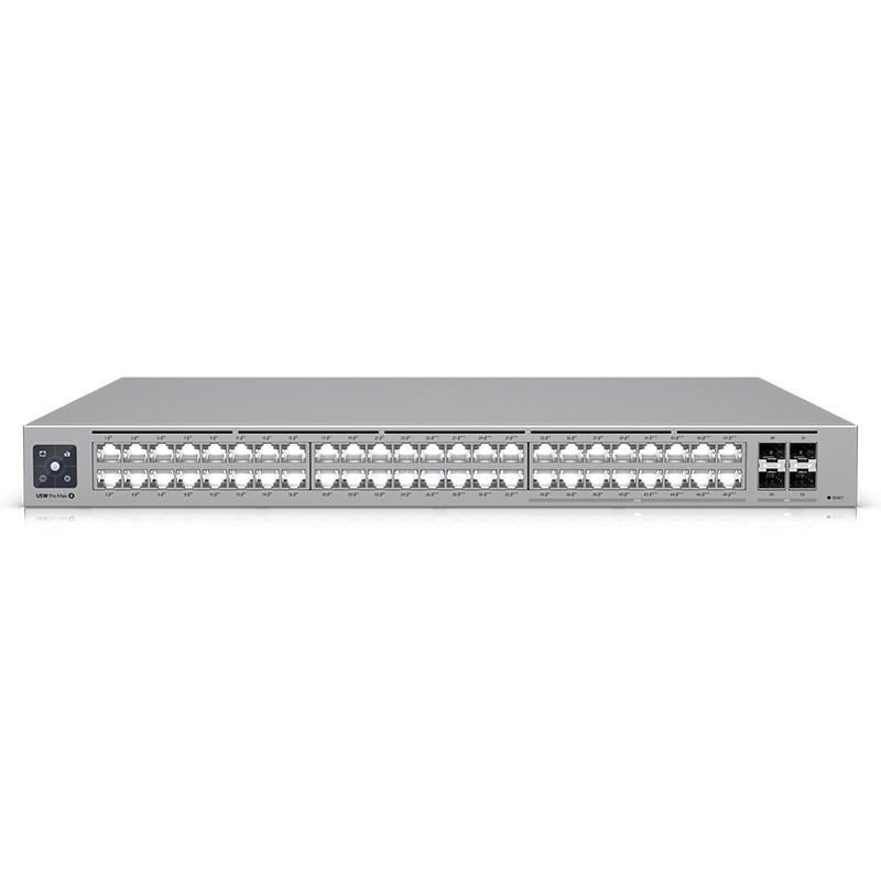 Ubiquiti UniFi Network 48-Port Layer 3 Etherlighting Switch with 2.5 GbE and PoE++ (USW-Pro-Max-48-PoE-AU)