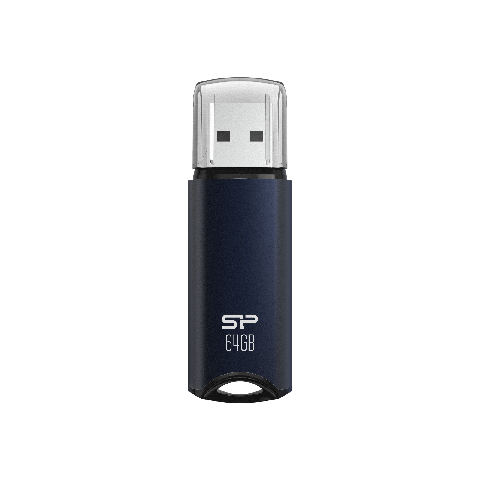 Silicon Power 64GB Marvel M02 USB 3.2 Gen 1 Flash Drive - Navy Blue - SP064GBUF3M02V1B