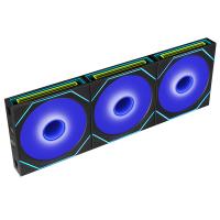 Lian Li Uni Fan SL Infinity Flex 2.4GHz Wireless 120mm ARGB Fan 3 Pack - Black (12SLIN1F3B)