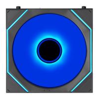 Lian Li Uni Fan SL Infinity Flex 2.4GHz Wireless 120mm Reverse Blade ARGB Fan - Black (12RSLIN1F1B)