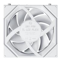 120mm-Case-Fans-Lian-Li-Uni-Fan-TL-1-8in-LCD-Flex-2-4GHz-Wireless-120mm-Reverse-Blade-ARGB-Fan-White-12RTLLCD1F1W-8