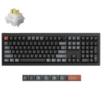 Keychron V6 Ultra 8K Wireless Custom Mechanical Silent Keyboard - Silent Banana Switch (KBKCV6UD9)