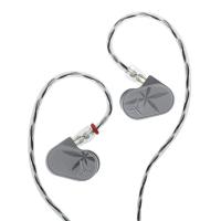 MOONDROP LAN II POP Dynamic Wired IEM In-Ear Monitor Headphones - Silver (MDLAN2POP)