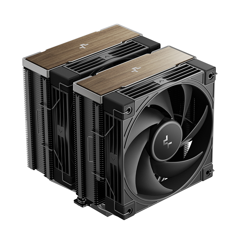 Deepcool AK620 G2 Dual Tower CPU Cooler - Wood Grain Edition (R-AK620G2-BKNNMN-GJD)