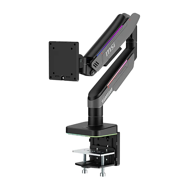 MSI MPG RGB Single Monitor Economical Spring-Assisted Monitor Arm Support - Black/Grey (MPG MT201RG)