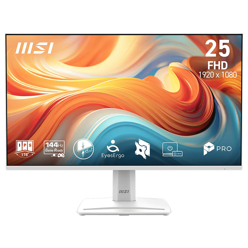 MSI Pro MP251W E14A 24.5in FHD IPS 144Hz Monitor (PRO MP251W E14A)