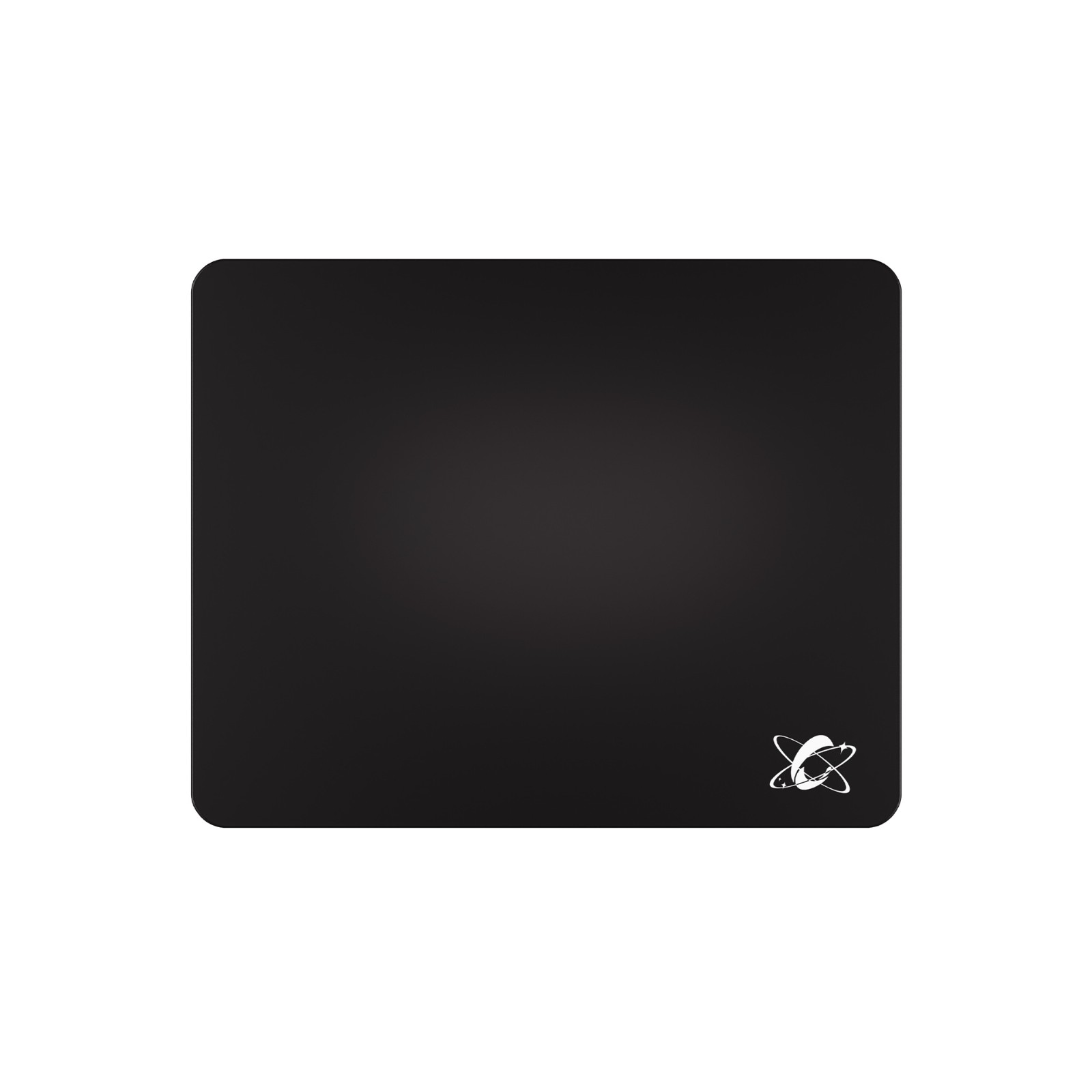 CLUSTRS ATOM Obsidian White Tempered Glass Gaming Mouse Pad 500 x 400 x 3mm