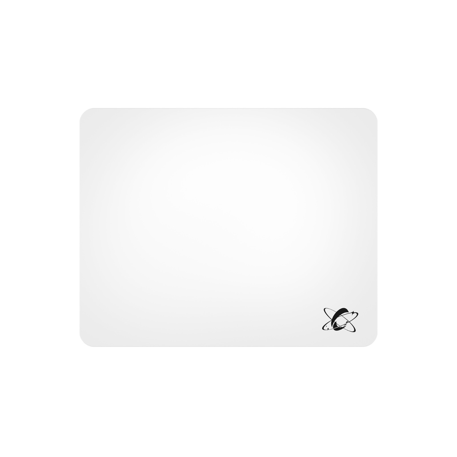 CLUSTRS ATOM Arctic Black Tempered Glass Gaming Mouse Pad 500 x 400 x 3mm