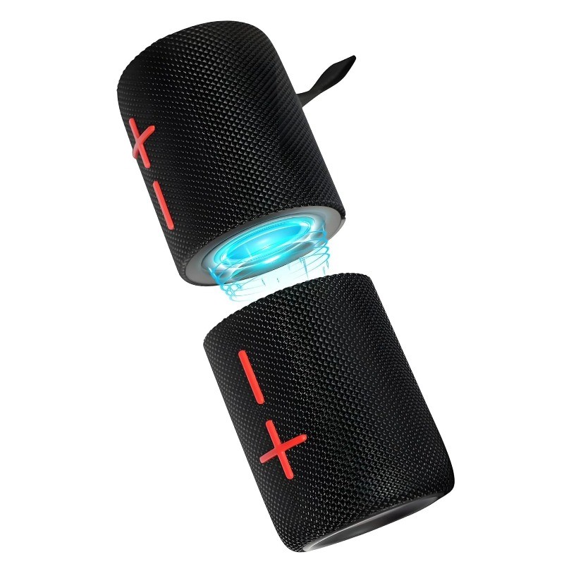 2-in-1 Magnetic Splittable Bluetooth Speaker, IPX6 Waterproof 20W Stereo Wireless Speaker with RGB Lights, Bluetooth 5.3 for Home & Outdoor | Augearix