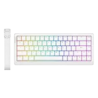 EPOMAKER HE68 Lite Hall Effect Gaming Keyboard, 0.125ms Latency, 5-Layer Sound-Dampened, Snap Key, SOCD, A-RGB, Wired, Mac Software (White Purple)
