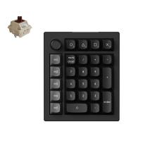 Keychron V0 Ultra 8K Wireless Black Custom Number Pad - Silk Brown POM Switch (KBKCV0UD3)