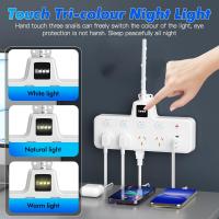 Powerboards-and-Adapters-2M-AU-Power-Strip-12-in-1-Surge-Protected-Individual-Switches-RGB-Touch-Night-Light-USB-A-USB-C-2500W-White-Augearix-5
