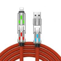 USB-Cables-Generic-4-in-1-RGB-USB-Type-A-8-Pin-and-USB-Type-C-Cable-Orange-1m-CB-4IN1-Orange-2
